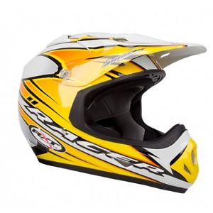 RXT Racer Kids MX Helmet - yellow - Click Image to Close